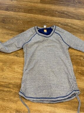 Lucy Woman’s Blue Heather Long Sleeve Top